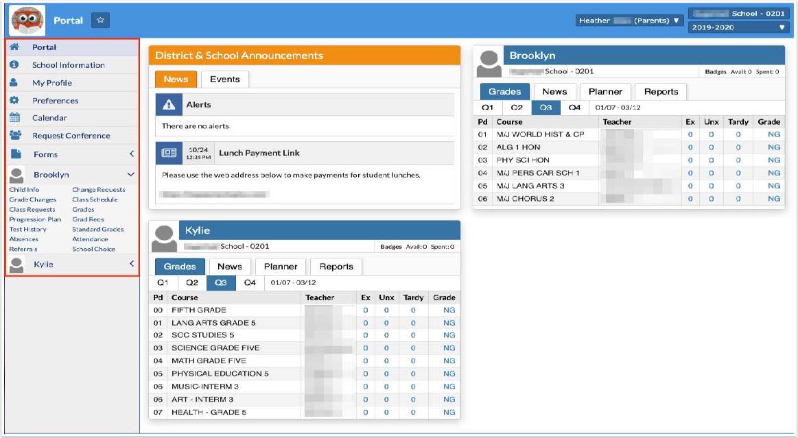 report card description