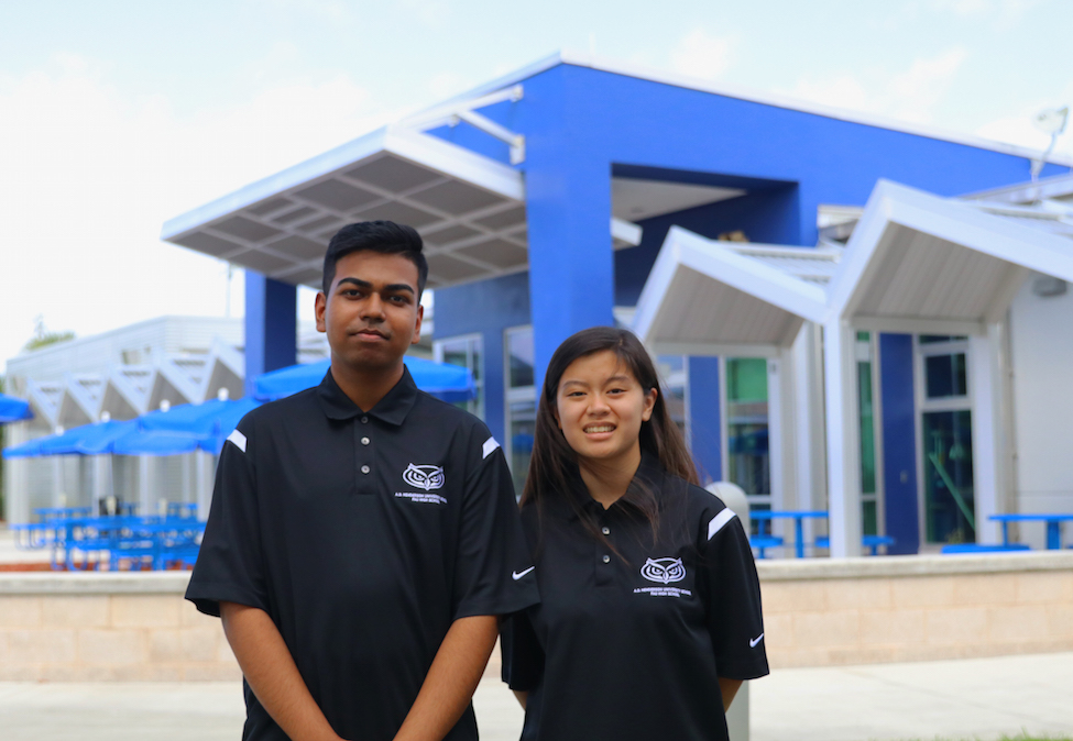 FAU High School seniors Mohammed Khan and Sydney Yu were named National Merit Semifinalists.